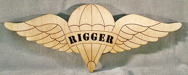 Paratrooper Rigger Large Insignia